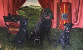 War dogs
48 x 30 oil on canvas
commission